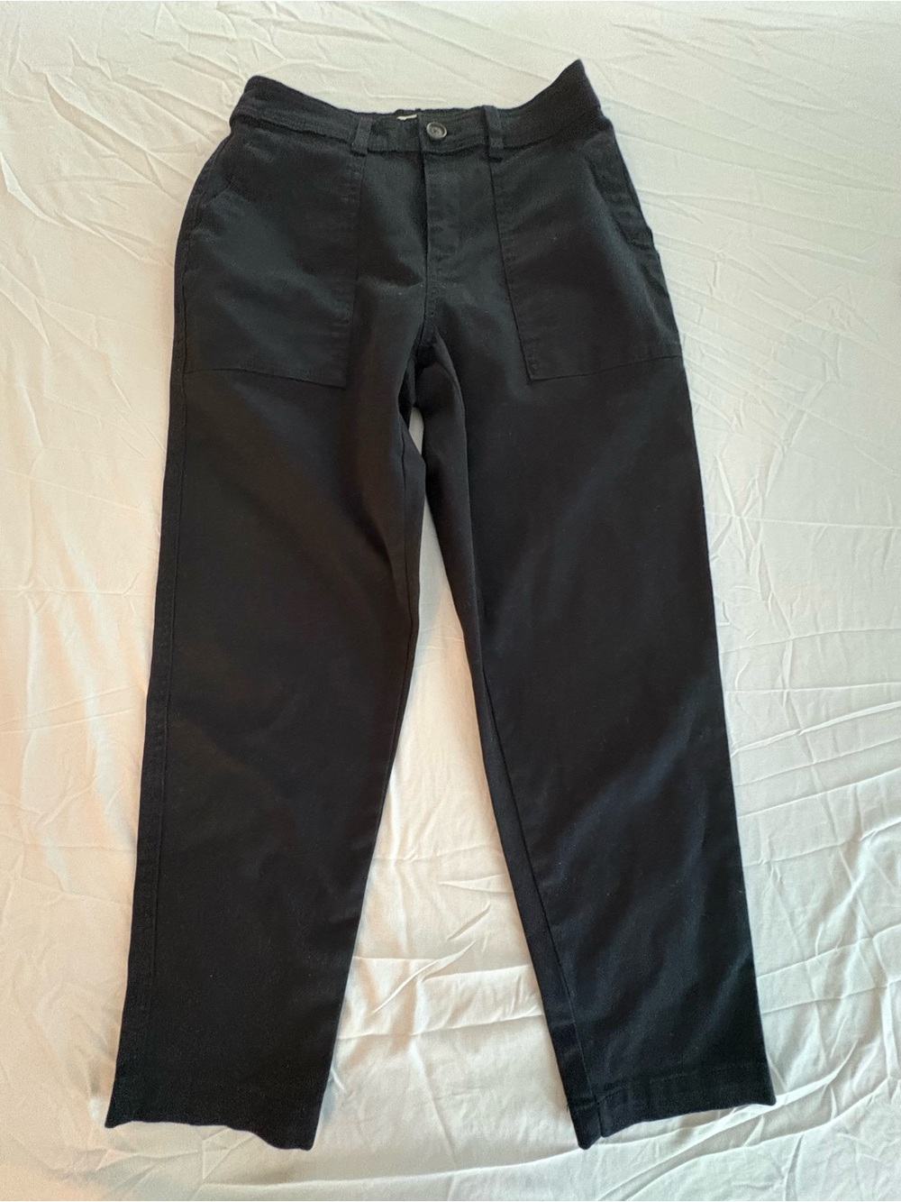 a.n.a. A New Day Black Stretch Utility Pants Size 4